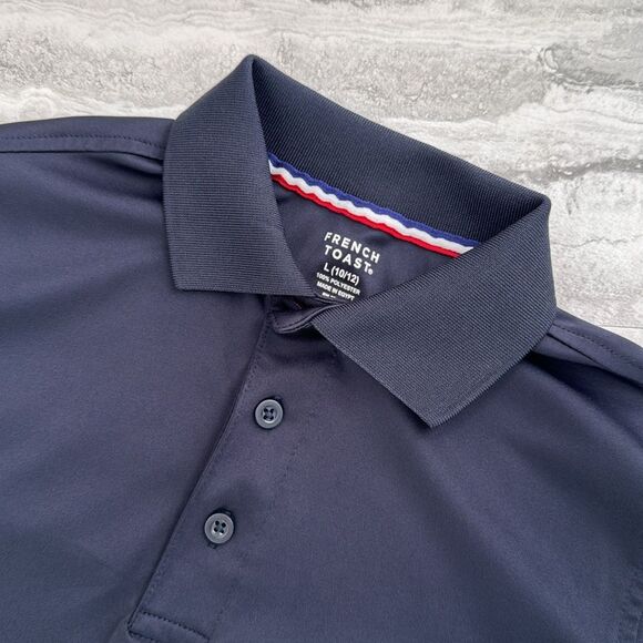 FRENCH TOAST Boys Performance Uniform Polos - Picture 2 of 3